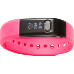 Denver aktiivsusmonitor BFA-10-P, 104g, 40mAh, Bluetooth 4.0, OLED, USB laadimine, roosa