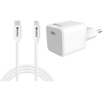 Sandberg USB-C 20W Laadija 441-57, 230V, 5V/3A, 9V/2,22A, 12V/1,67A, 1x USB-C, kiire laadimine
