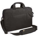 Case Logic Portfell NOTIA-116, Sobib kuni 15.6", Eemaldatav/reguleeritav &otilde;lavarre rihm, Must, T&auml;iendav sektsioon