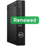 DELL Renewed OptiPlex 3080 Micro, i5-10500T, 8GB, 256GB SSD, UHD 630, Win 11 Pro, A-klass
