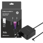 Qoltec 51745 toiteadapter, 65 W, 220-240 V, 19 V, 3.42 A, 5.5*2.5 mm, 1.7 m, Asus, must