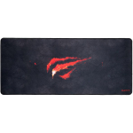 Havit HV-MP861 hiirematt, 700x300x3 mm, riie, kumm, must, punane, pehme, m&auml;ngimiseks