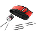 STUBBY RATCHET MULTIBIT SET WITH BARS
