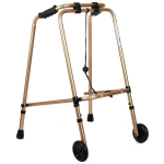 Reha Fund RF-100/BR k&otilde;ndimisraam, alumiinium, 4 jalga, 2 ratast, 510mm, 640mm, 78,7-86,3cm, 127kg, must/bronss