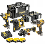 4 t&ouml;&ouml;riista komplekt XR Li-Ion 18V DCK422P3-QW Dewalt