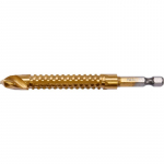HEX freesimisel puur metallile 10,0 mm HSS TiN 1/4" kinnitaja 58&ndash;62 HRC k&otilde;vadus pikkus 100 mm YATO YT-44828