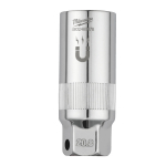 ⅜&Prime; UZGRIEŽŅA MAGNĒTISKA AIZDEDZES SVEČU MUCIŅA, 3/8&rdquo; DRIVE 20.8MM MAGNETIC SPARK PLUG SOCKET, 4932480678 MILWAUKEE