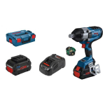 GDS 18V-1050 HC Trieciena Skrūvgriezis, 1050 Nm, 2x8Ah Akumulatori, Lādētājs, Bluetooth Modulis, 06019J8202, BOSCH