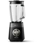 Philips lauamiksers HR3030/00, 1200 W, 2 L, 20000 RPM, roostevaba terasest terad, klaasist anum, 6 kiirus, lihtne puhastada