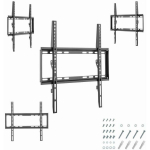 Gembird telerii kinnitamine WM-55F-04, toetab 32-55 tolli, maksimaalne kandev&otilde;ime 35 kg, VESA 200 x 200 kuni 400 x 400 mm