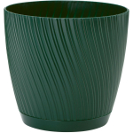 Form Plastic Lillepott 4361116, &Oslash; 170mm, k&otilde;rgus 160mm, plastmass, roheline v&auml;rv, drenaažiaukud, UV-kindel