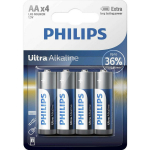 Philips Aku AA 1550387, leelispatarei, 1.5V, 0% kadmiumi, elavh&otilde;bedat, pliid, kuni 30% rohkem energiat, 6x parem kui tsink-s&uuml;sinik