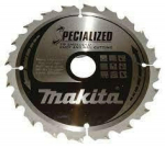 Zāģripa Kokam ar naglām 185X2X30mm 25&deg; T20 SPECIALIZE MAKITA