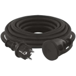 Emos V&auml;lja pikendus P01805, 5 m, 1 pesa, must, 230 V, 16 A, IP44, kumm/neopreen, laste kaitse
