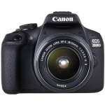 Canon | EOS | 2000D 18-55 IS II EU26 | SLR Camera Kit | Megapixel 24.1 MP | Image stabilizer | ISO sensitivity (max) 12800 | Display diagonal 3.0 " | Wi-Fi | Video recording | APS-C | Black
