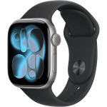 Apple Nutikell MEQX4ET/A, 42mm Retina, GPS, veekindel, 64GB, must spordirihm, 38h aku t&ouml;&ouml;aeg