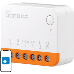 Sonoff Nutikas l&uuml;liti MINIR4, 100-240 V ~ 50/60 Hz 10 A, Wi-Fi IEEE 802.11b/g/n 2.4 GHz, PC V0