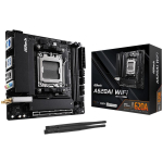 Asrock emaplaat A620AI WiFi, A620AI WiFi, 170mm, 170mm, Wi-Fi 6E, 2xUSB 3.2 Gen 2, 2xLAN, 7.1 kanalit