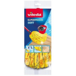 Vileda Mop Refill 167964, 1 tk, kollane, viskoos, sobib VILEDA Soft, 3 Action Velour, Microfibre & Clean, Microfibre & Power