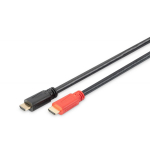 Digitus HDMI &uuml;henduskabel AK-330118-150-S, 15m, HDMI A t&uuml;&uuml;pi mees, HDMI A t&uuml;&uuml;pi mees, must, HDMI k&otilde;rge kiirus Ethernetiga