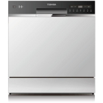 Toshiba N&otilde;udepesumasin DW-08T2EE(W)-PL, 55 cm, 49 dB, 8 n&otilde;ud, 8 l, 7 programmi, F klass