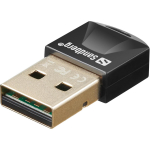 Sandberg Adapter 134-34, Bluetooth 5.0, USB 2.0, 20m, 3,0 Mbps, 2,4 GHz, A2DP, HSP, mitu &uuml;hendust