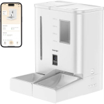 Unknown Brand Toidu ja vee doseerija T-MLX59467, 5L toitu, 4L vett, Wi-Fi, kvaliteetne kaamera, valge