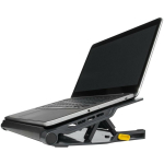 Targus Chill Mat AWE81EU, 4 USB-A sadamat, Kahe ventilaatoriga, Reguleeritav k&otilde;rgus, Must/Hall