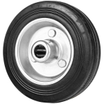 Geko Terasest-kummist ratas G71543, 100mm, 27mm, 60kg, 12mm, 40mm, silinderguul, vastupidav