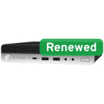 HP Renewed EliteDesk 800 G4, i5-8500T, 8GB, 256GB SSD, UHD 630, Win 11 Pro, A-klass