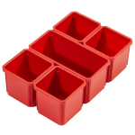 Milwaukee 4932478300, PACKOUT-organisaatorite eemaldatavad topsid, 1 tk, eemaldatavad karbid