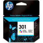 HP 301 Tri-color Original Ink Cartridge CH562EE, 3ml, 165 lk, pigmendi- ja v&auml;rvitint, HP printeritele