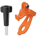 Sunnylife BD892-C painduv silikoonist rihm spordikaamera jaoks, 22-38mm, 45-60mm, 360&deg;, 180&deg;, oranž