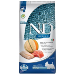 FARMINA N&D Ocean Dog Salmon, Cod, Cantaloupe, Melon Adult Mini - dry dog food - 7 kg