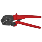 Krimpē&scaron;anas knaibles divu roku darbībai, Knipex, 97 52 05 SB, 4.8 + 6.3 mm neizolēti savienotāji, ergonomisks dizains, 30% mazāk piepūles.