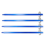 Stiprs telts mietiņ&scaron;, alumīnijs, 30 cm, zils, R056816, BasicNature