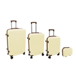 Kohvri komplekt 4 tk 98L (48x29x75cm) + 60L (42x25x64cm) + 43L (36x23x56cm) + 15L (24x17x33cm) valge 128228010 ORDINETT