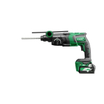 Bezvadu rotācijas āmurs SDS-Plus, HIKOKI, DH36DPEWRZ, 36 V, bezsuku motors, 3 režīmi
