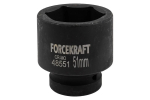 J&otilde;upadrun FORCEKRAFT FK-48551 51 mm 1"DR CrMo 6-kant