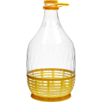 Dama 5 L PET demijohn kruvikorgi, k&auml;epideme ja korviga BROWIN 640219, 35.5 cm, 5.0 L