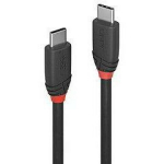 Lindy USB 3.2 C-C kaabel 36906 1m, 20Gbps, must, PVC korpus, nikli &uuml;hendused, kolmekordne kaitse