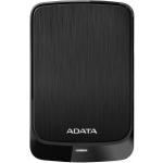 Adata HDD AHV320-1TU31-CBK 1TB, USB 3.2 Gen 1, must, 256-bit AES, &scaron;okiandurid, USB kaabel kaasas