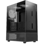 Adata PC INVADERXMINIMT-BKCWW Midi Tower, 359 mm s&uuml;gavus, 210 mm laius, 460 mm k&otilde;rgus, 5 ARGB ventilaatorit, must
