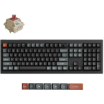 Keychron klaviatuur V6U-D1 8000 Hz, Bluetooth 5.3, RGB LED, 4000 mAh, PBT klahvid, Hot-Swap, 660 h aku t&ouml;&ouml;aeg