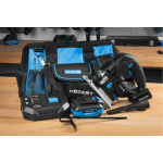 Hogert Saag HT2E233-0JS-PROMO-SET 18V, 4 Ah aku, 4A kiiruslaadija, harjadeta mootor, 2,5 kg, 4 positsiooni, &otilde;hu puhumine