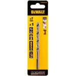 Dewalt HSS puure DT20524-QZ 7 mm, HSS-G, 3 lame, 135&deg; jagatud punkt, must ja kuldne kattekiht