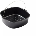 Pyrex Metalline k&uuml;psetusvorm 33AF22SR6 22x21xh7.5cm 1.9L, mitte kleepuv, kuni 230&deg;C, eemaldatav k&auml;epide, k&auml;sipesu