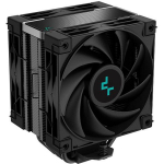 Deepcool CPU jahuti AK400 ZERO DARK PLUS R-AK400-BKNNMD-G-1, 59,46 cfm, 220W TDP, 4 soojustoru, 28 dB, 500-1650 RPM