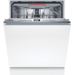 Bosch Dishwasher | SMV4EMX71S | Built-in | Width 60 cm | Number of place settings 14 | Number of programs 6 | Energy efficiency class B | Display | AquaStop function | White