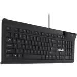 Asus KU100 Nutikas kaardiklaviatuur 90XB05E0-BKB010, 2m, USB, must, Plug and Play, LED indikaatorid, reguleeritav jalus